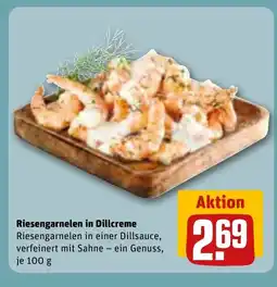 REWE DE Riesengarnelen in Dillcreme tilbud