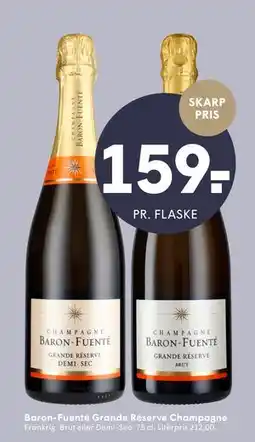 SPAR Baron-Fuenté Grande Réserve Champagne tilbud