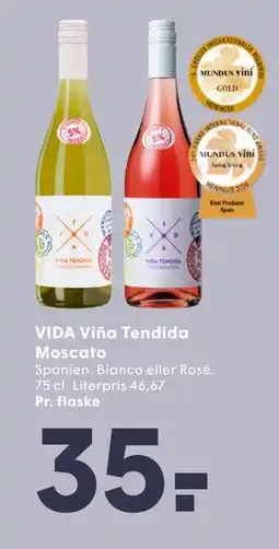 SPAR VIDA Viña Tendida Moscato tilbud