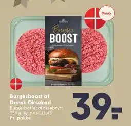 SPAR Burgerboost af Dansk Oksekød tilbud