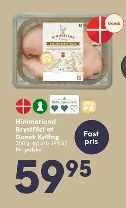 SPAR Himmerland Brystfilet af Dansk Kylling tilbud
