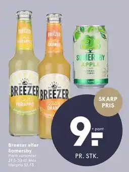SPAR Breezer eller Somersby tilbud