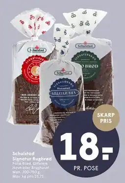 SPAR Schulstad Signatur Rugbrød tilbud