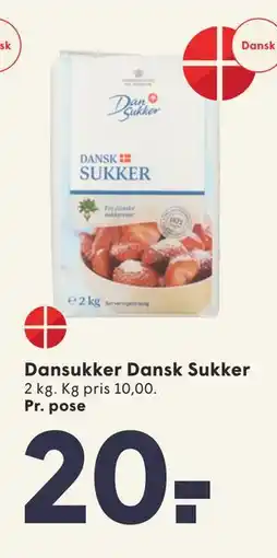 SPAR Dansukker Dansk Sukker tilbud