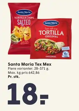 SPAR Santa Maria Tex Mex tilbud