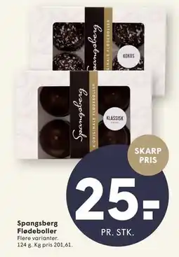 SPAR Spangsberg Flødeboller tilbud