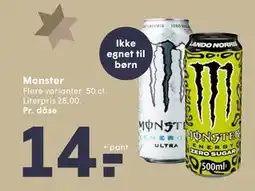 SPAR Monster tilbud