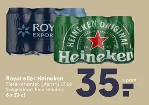 SPAR Royal eller Heineken tilbud