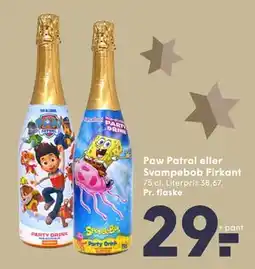 SPAR Paw Patrol eller Svampebob Firkant tilbud