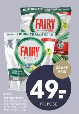 SPAR Fairy Opvasketabs tilbud