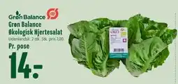 Min Købmand Grøn Balance Økologisk Hjertesalat tilbud