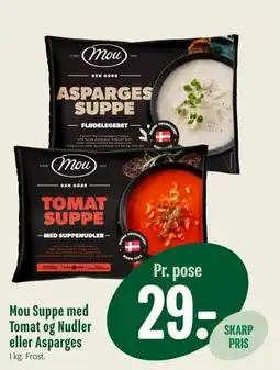 Min Købmand Mou Suppe med Tomat og Nudler eller Asparges tilbud