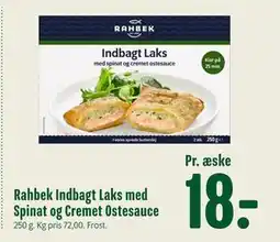Min Købmand Rahbek Indbagt Laks med Spinat og Cremet Ostesauce tilbud