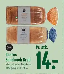 Min Købmand Gestus Sandwich Brød tilbud