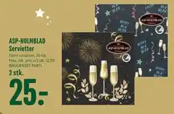 Min Købmand ASP-HOLMBLAD Servietter tilbud