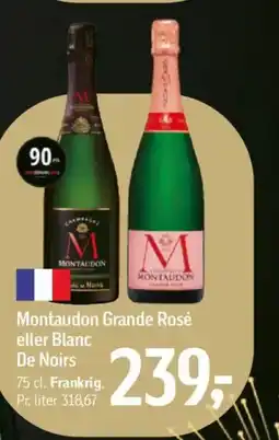 Føtex Montaudon Grande Rosé eller Blanc De Noirs tilbud