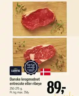 Føtex Danske krogmodnet entrecote eller ribeye tilbud