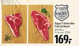 Føtex Sagyu T-bone eller Cote de Boeuf tilbud