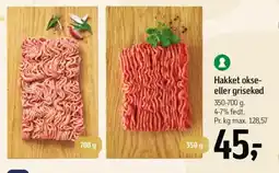 Føtex Hakket okse- eller grisekød tilbud