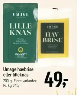 Føtex Umage havbrise eller lilleknas tilbud