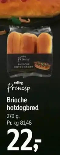 Føtex Salling Princip Brioche hotdogbred tilbud