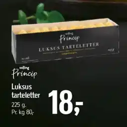 Føtex Salling Princip Luksus tarteletter tilbud