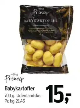 Føtex Salling Princip Babykartofler tilbud