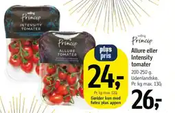 Føtex Salling Princip Allure eller Intensity tomater tilbud