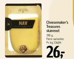 Føtex Cheesemaker's Treasures skæreost tilbud