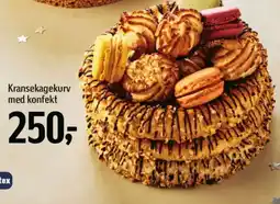 Føtex Kransekagekurv med konfekt tilbud
