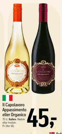 Føtex Il Capolavoro Appassimento eller Organico tilbud