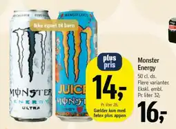 Føtex Monster Energy tilbud