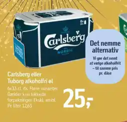 Føtex Carlsberg eller Tuborg alkoholfri ol tilbud