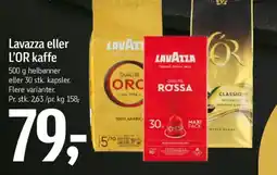Føtex Lavazza eller L'OR kaffe tilbud