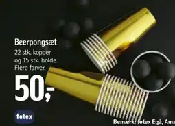 Føtex Beerpongsæt tilbud