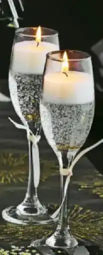 Føtex Champagnelys i glas tilbud