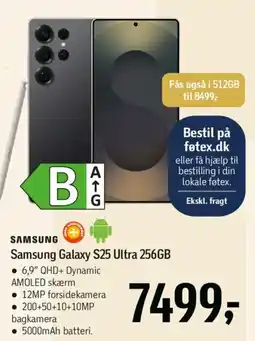Føtex Samsung Galaxy S25 Ultra 256GB tilbud
