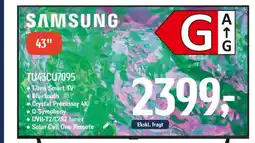 Føtex SAMSUNG TU43CU7095 tilbud