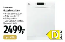 Føtex Electrolux Opvaskemaskine tilbud