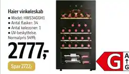 Føtex Haier vinkøleskab tilbud