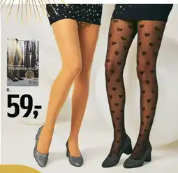 Føtex Strømpebukser med glimmer eller rhinsten tilbud