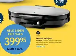 Kop & Kande Dobbelt vaffeljern tilbud