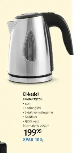 Kop & Kande El-kedel tilbud