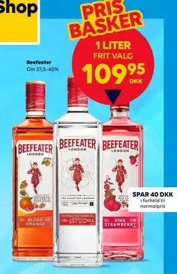 BorderShop Beefeater tilbud