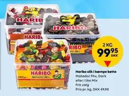 BorderShop Haribo slik i kæmpe bøtte tilbud