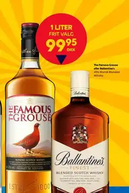 BorderShop The Famous Grouse eller Ballantine’s tilbud