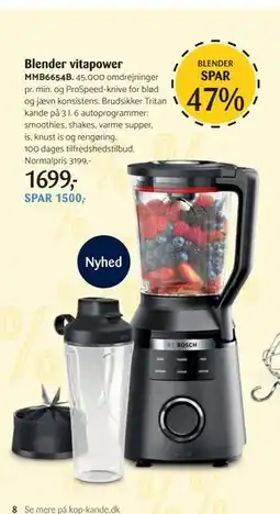 Kop & Kande Blender vitapower tilbud