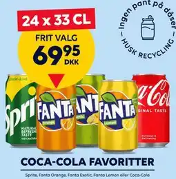 BorderShop COCA- COLA FAVORITTER tilbud
