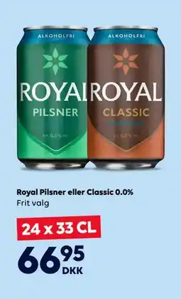 BorderShop Royal Pilsner eller Classic 0.0% tilbud