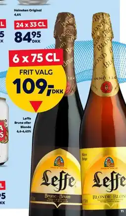 BorderShop Leffe Brune eller Blonde 6,6-6,65% tilbud